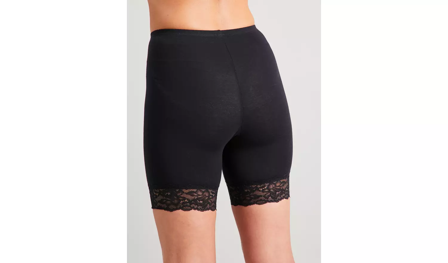 Black & White Anti-Rub Shorts 2 Pack - 22