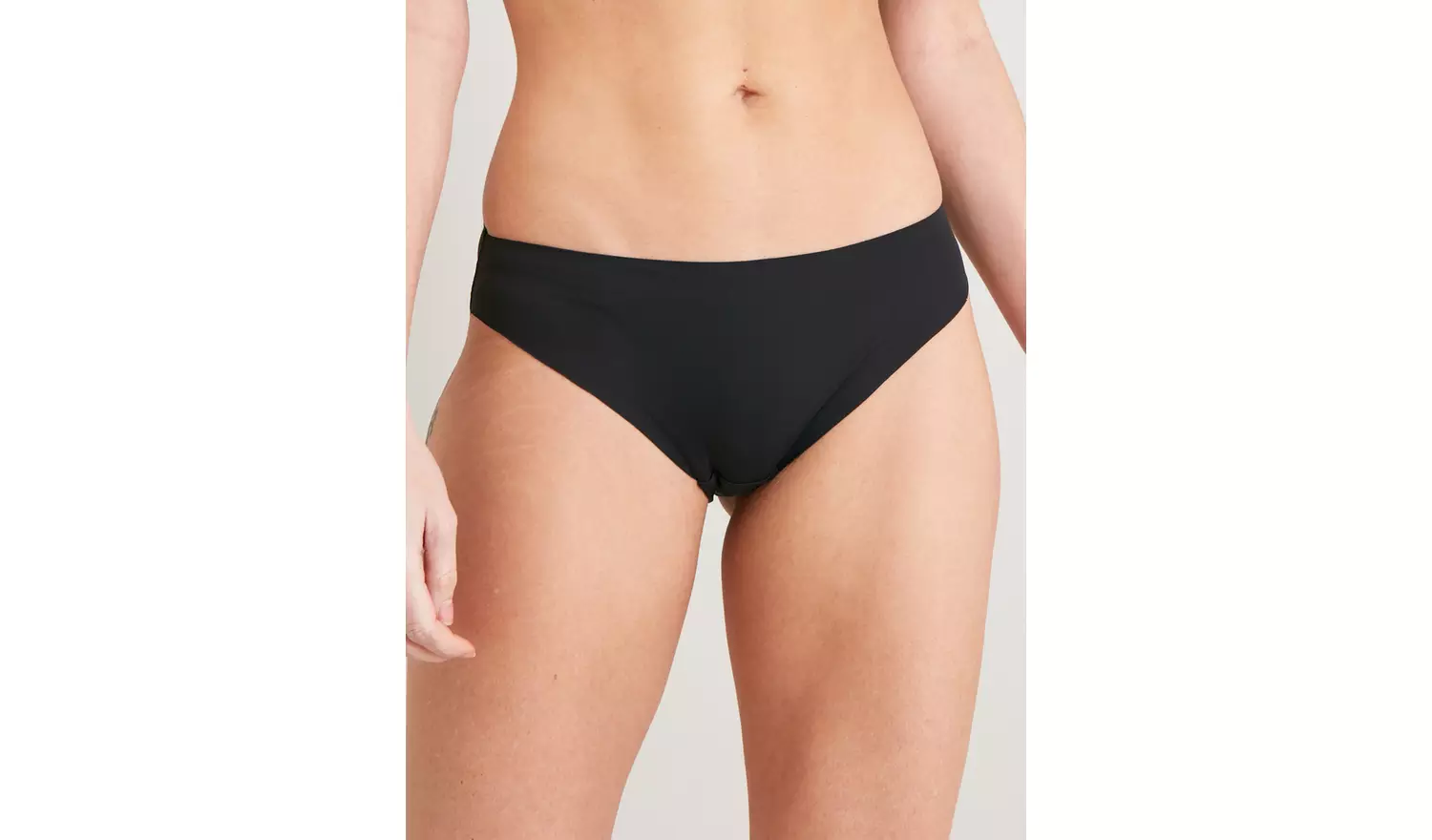 Black, White & Beige High Leg No VPL Knickers 3 Pack 10