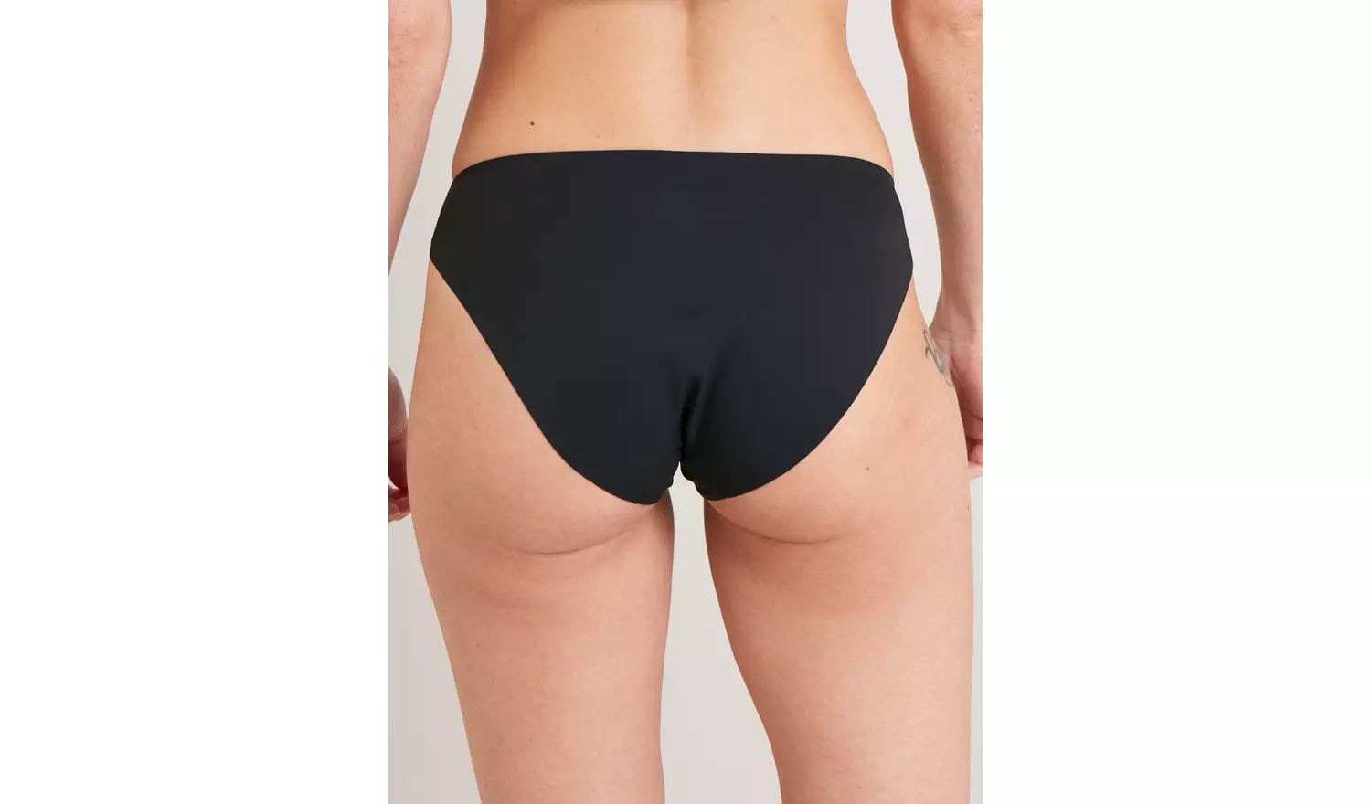 Black, White & Beige High Leg No VPL Knickers 3 Pack 16