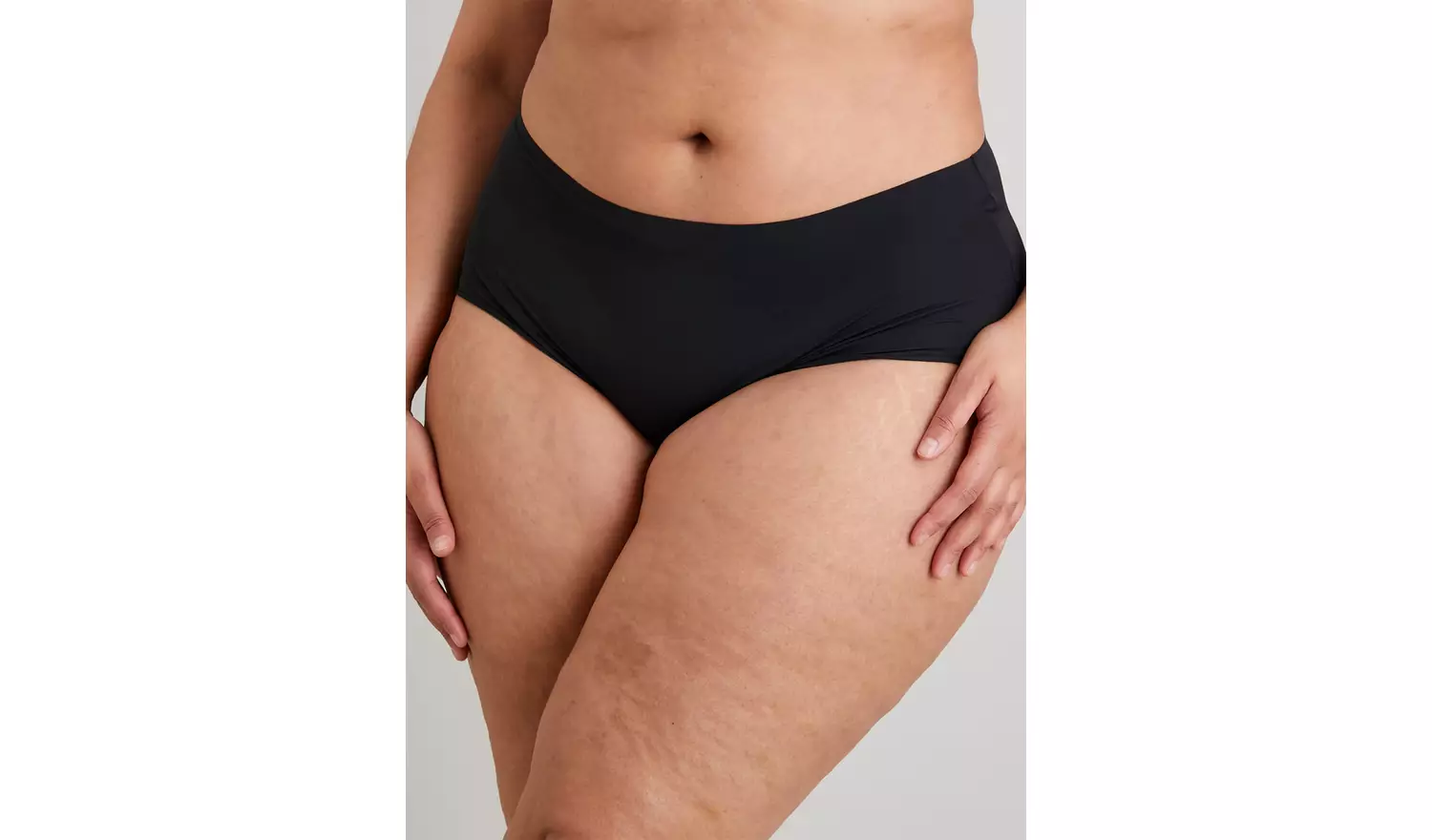 Black, Beige & White No VPL Full Knickers 3 Pack 18