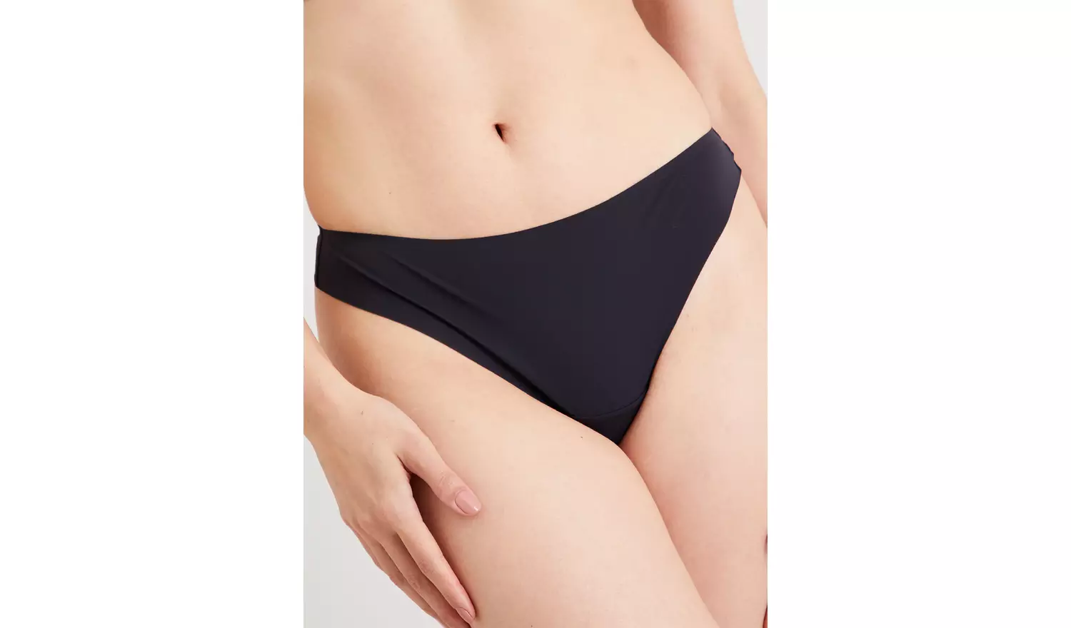 Black, White & Beige No VPL Thong 3 Pack 12