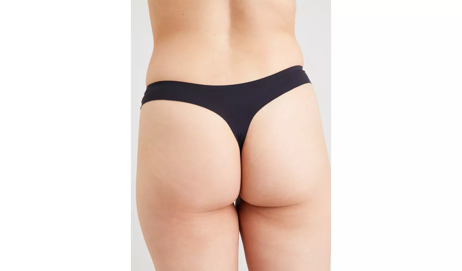 Black, White & Beige No VPL Thong 3 Pack 12