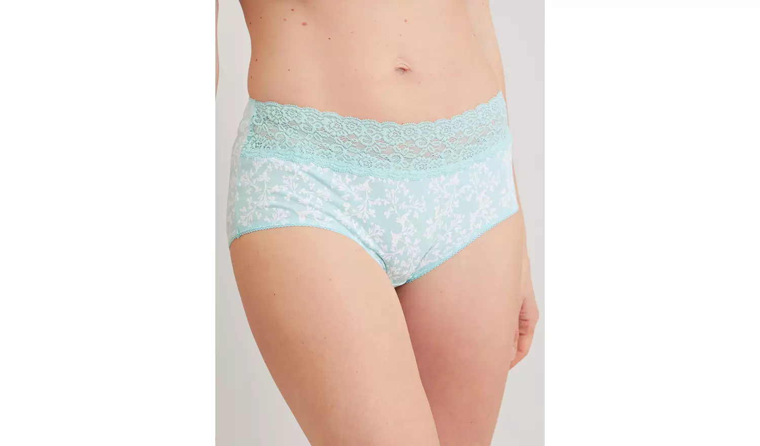 Comfort Lace Midi Knickers 5 Pack - 24