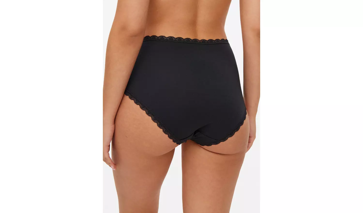 Plain Modal Blend Full Knickers 5 Pack 12
