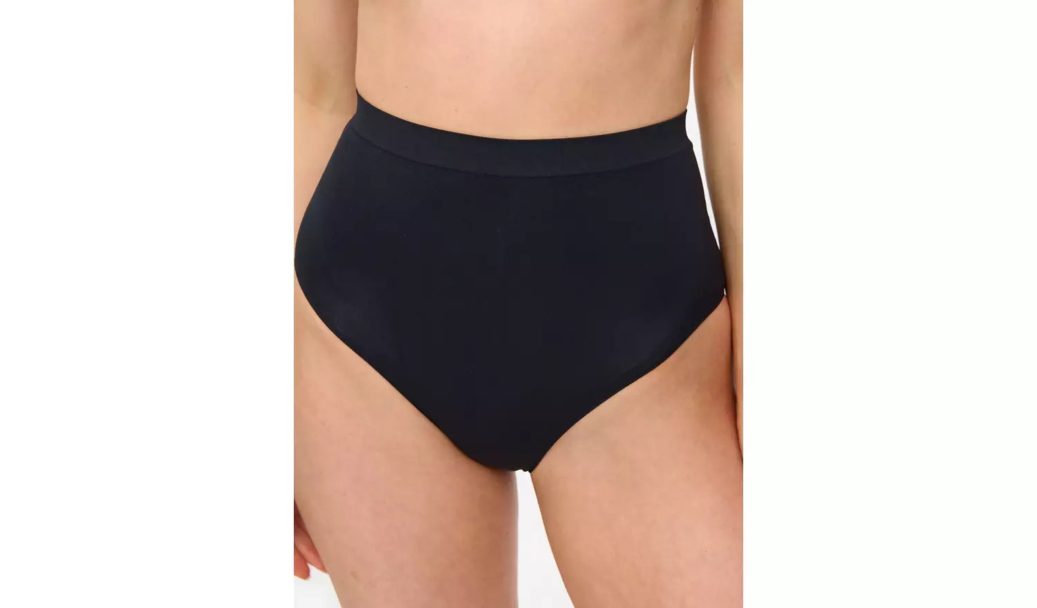 Plain Seamless Full Knickers 3 Pack M/L