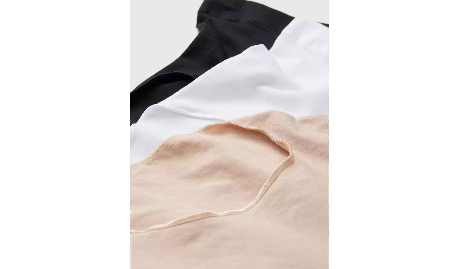 Plain Seamless Full Knickers 3 Pack M/L