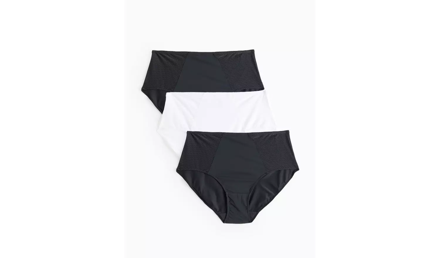 Mesh Stripe Full Knickers 3 Pack 10