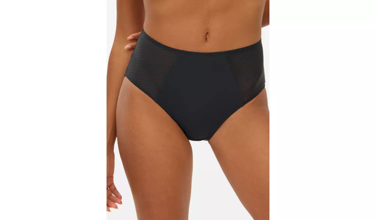 Mesh Stripe Full Knickers 3 Pack 8