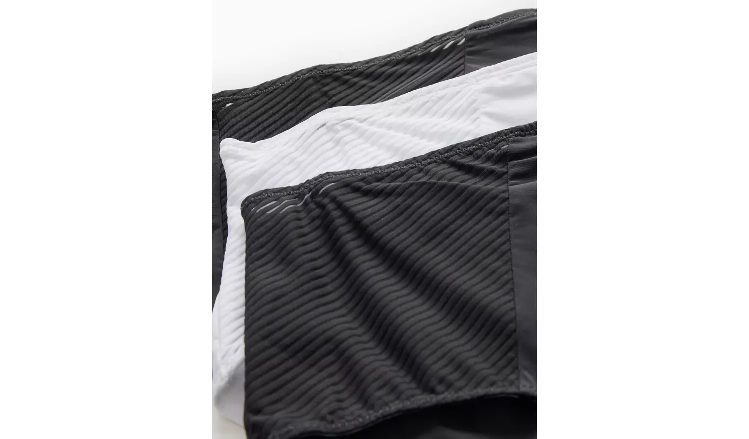 Mesh Stripe Full Knickers 3 Pack 8