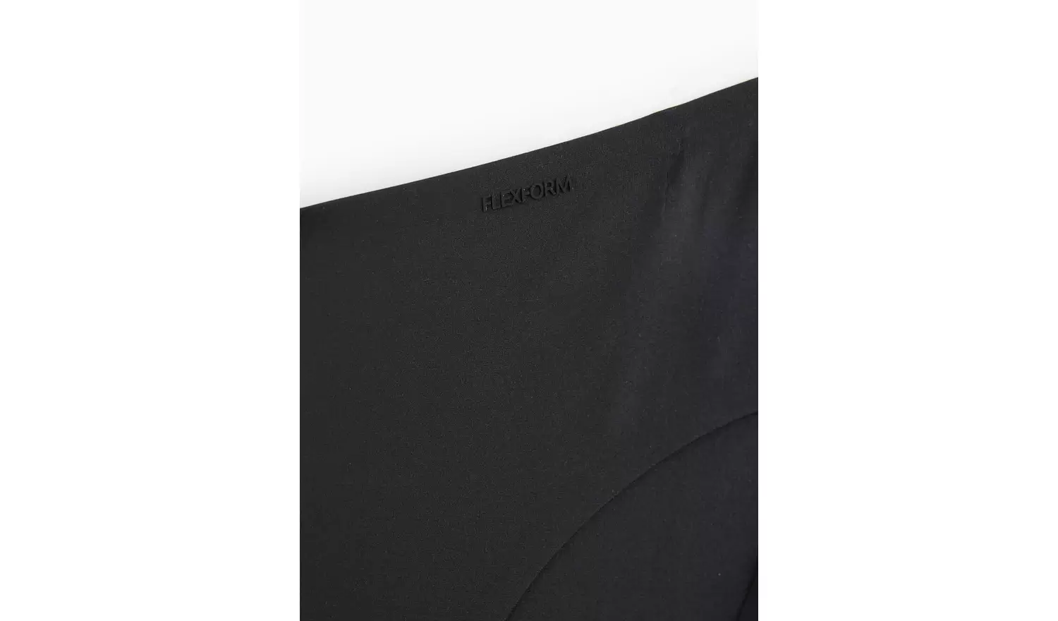 Flexform™ Black Bonded High Leg Knickers 8