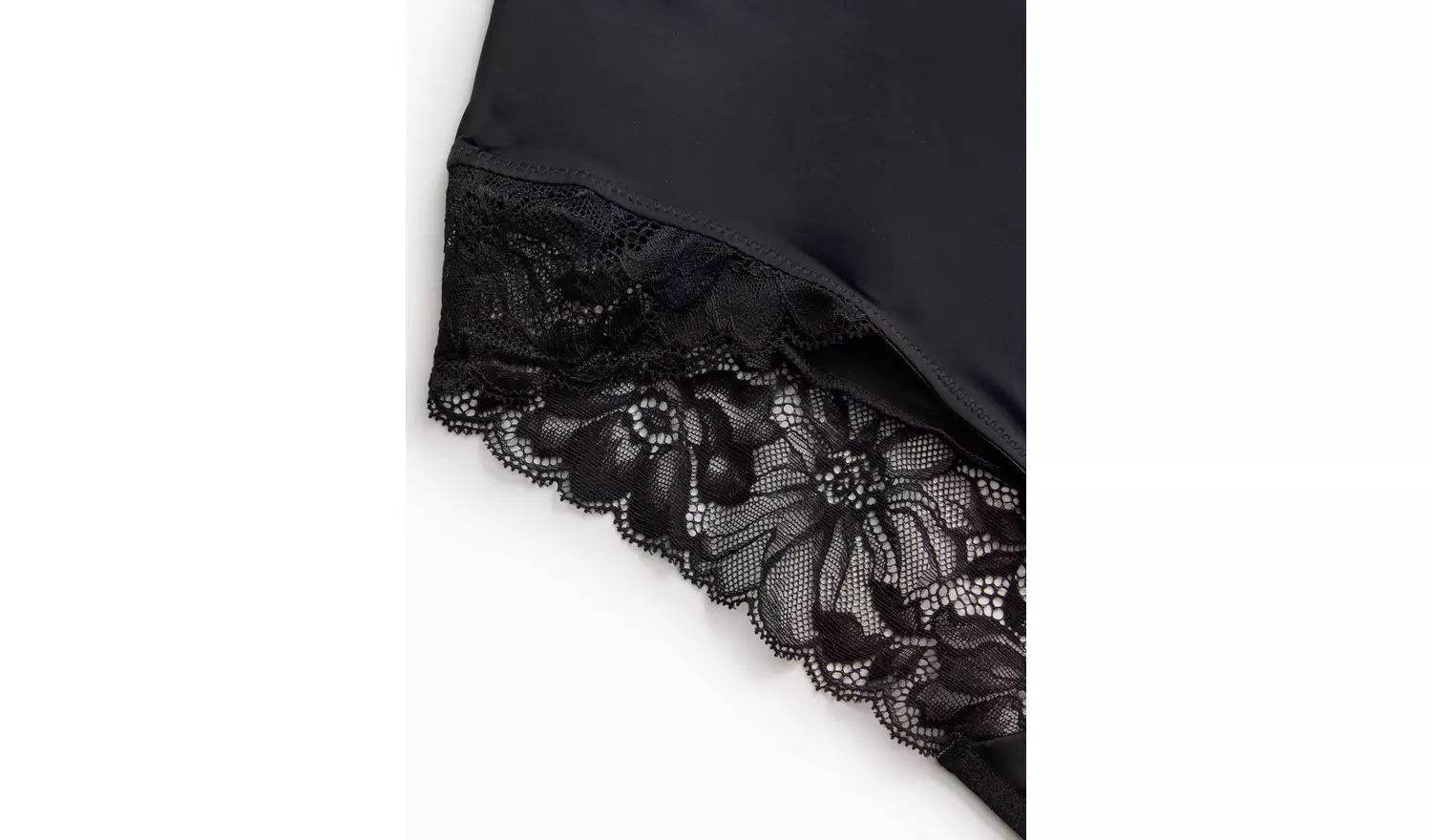 Black Floral Lace Full Knickers 12