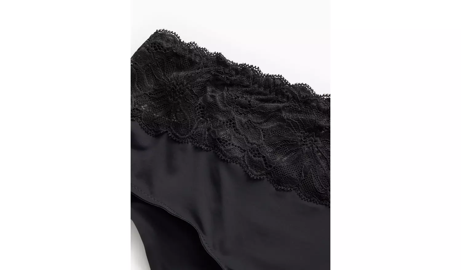 Black Floral Lace Shorts Knickers 20
