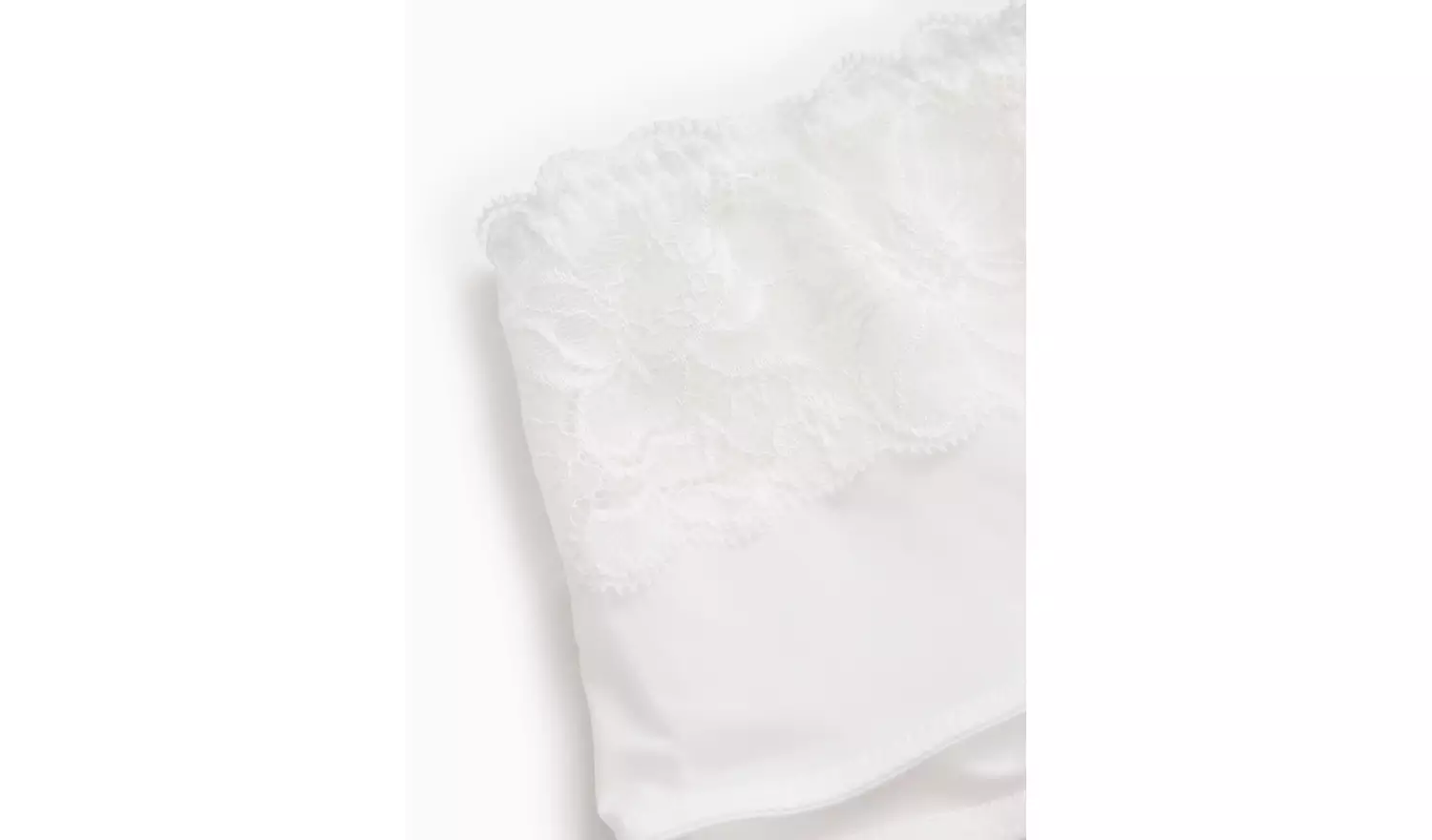 White Floral Lace Shorts Knickers 8