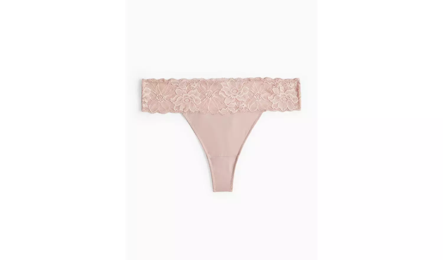 Mink Floral Lace Thong 18