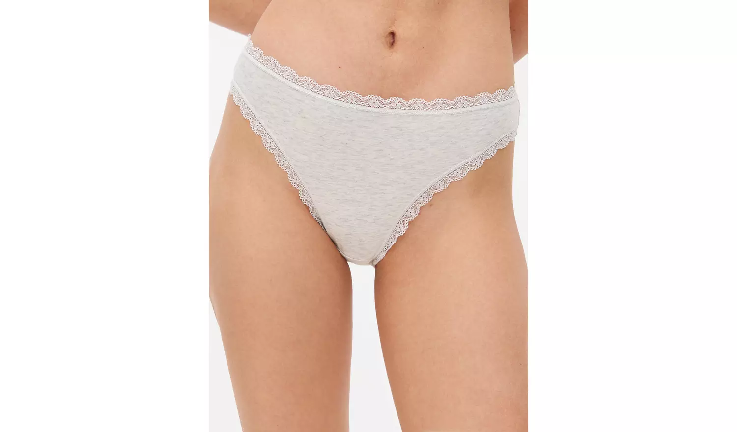 Neutral Modal High Leg Knickers 5 Pack 8