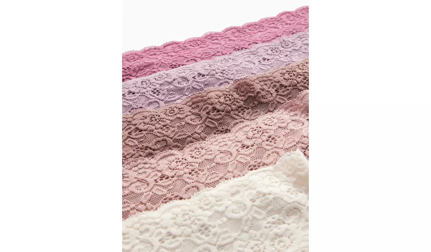 Tonal Comfort Lace Midi Knickers 5 Pack 14