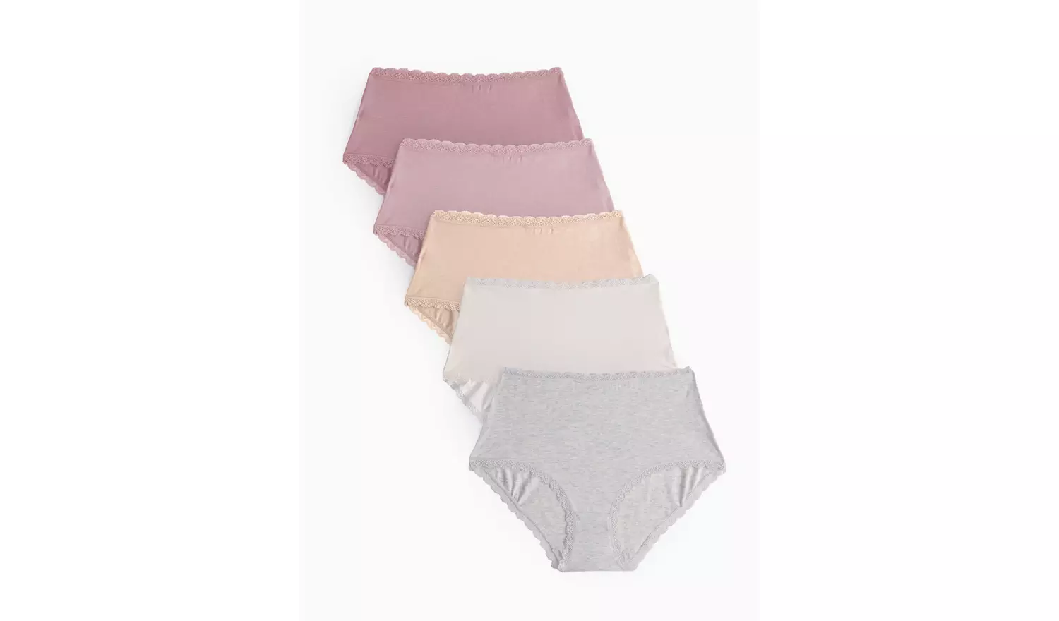 Neutral Soft Modal Blend Full Knickers 5 Pack 16