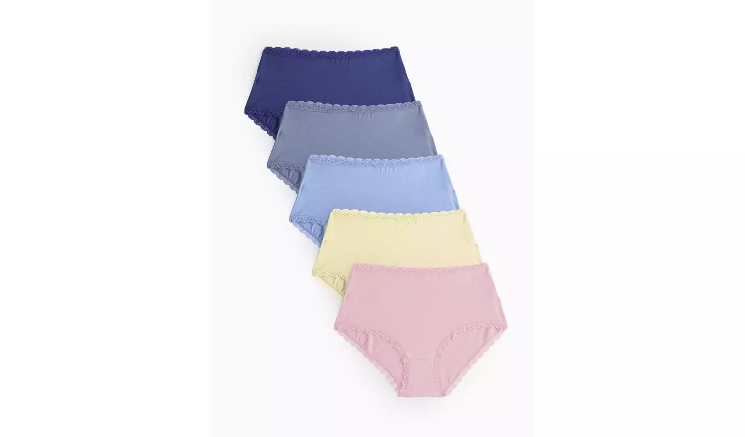Blues Soft Modal Blend Full Knickers 5 Pack 22