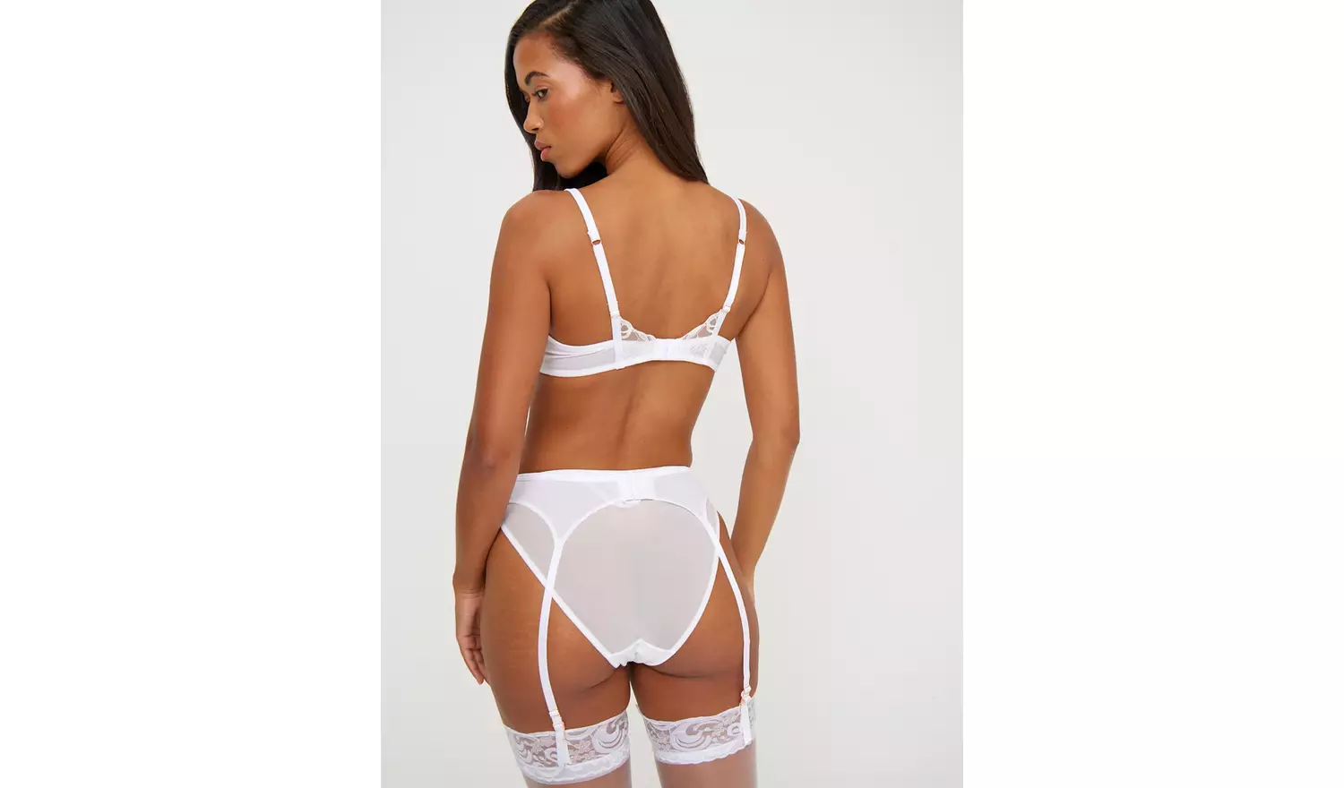 Bridal Ivory Suspender Belt 10