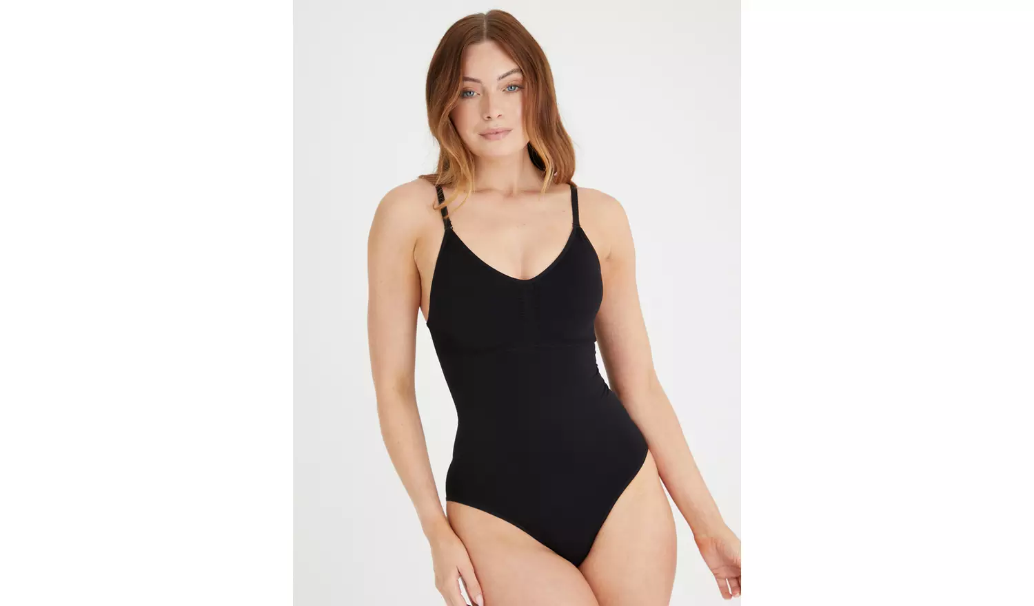 Smoothform™ Black Firm Control Shapewear Bodysuit20-22