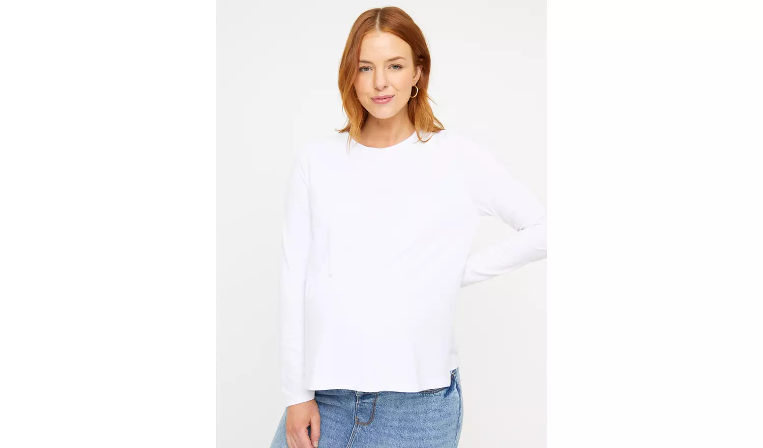 MATERNITY Nursing Long Sleeve Plain Top 2 Pack20