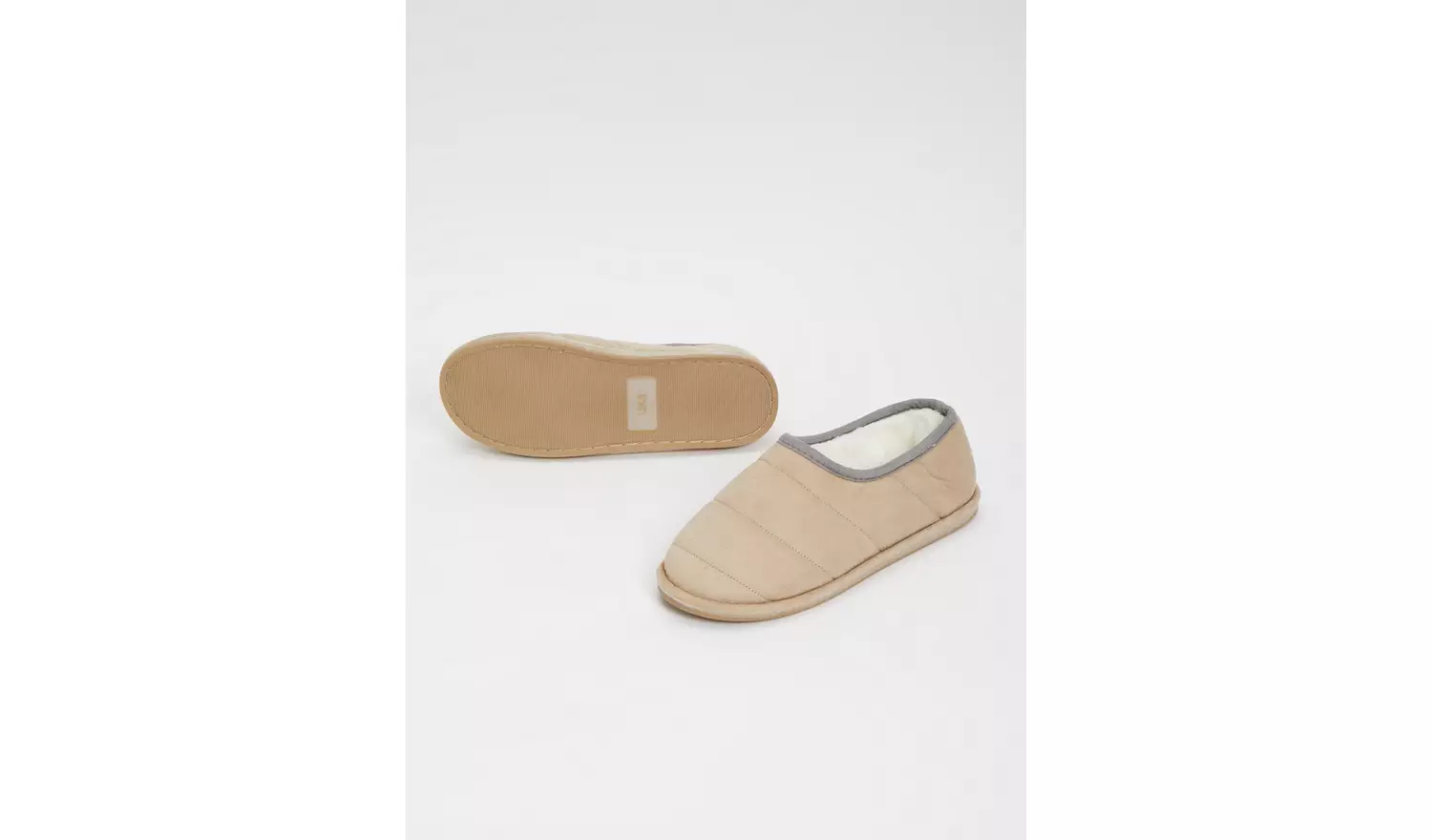 Beige Padded Full Slipper - 3