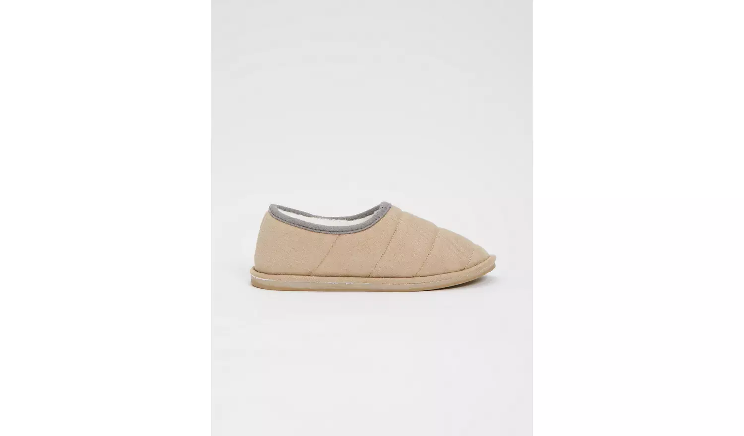 Beige Padded Full Slipper - 3