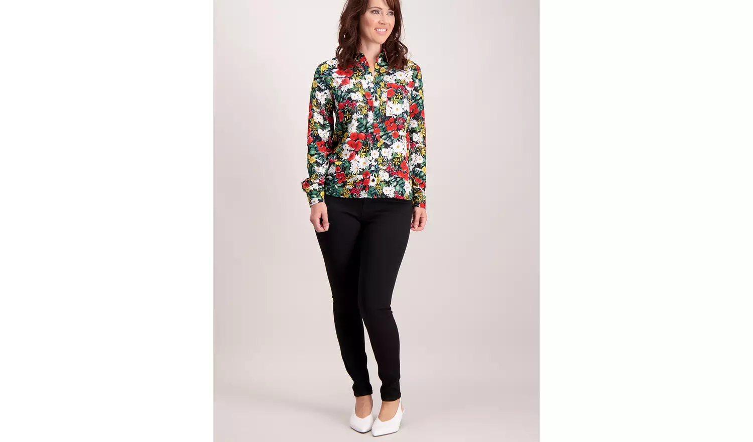 Multicoloured Floral Bloom Shirt - 26