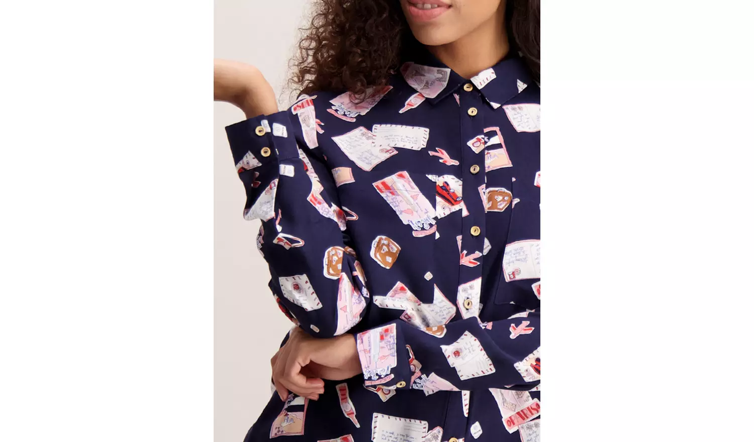 Multicoloured Postcard City Shirt - 26