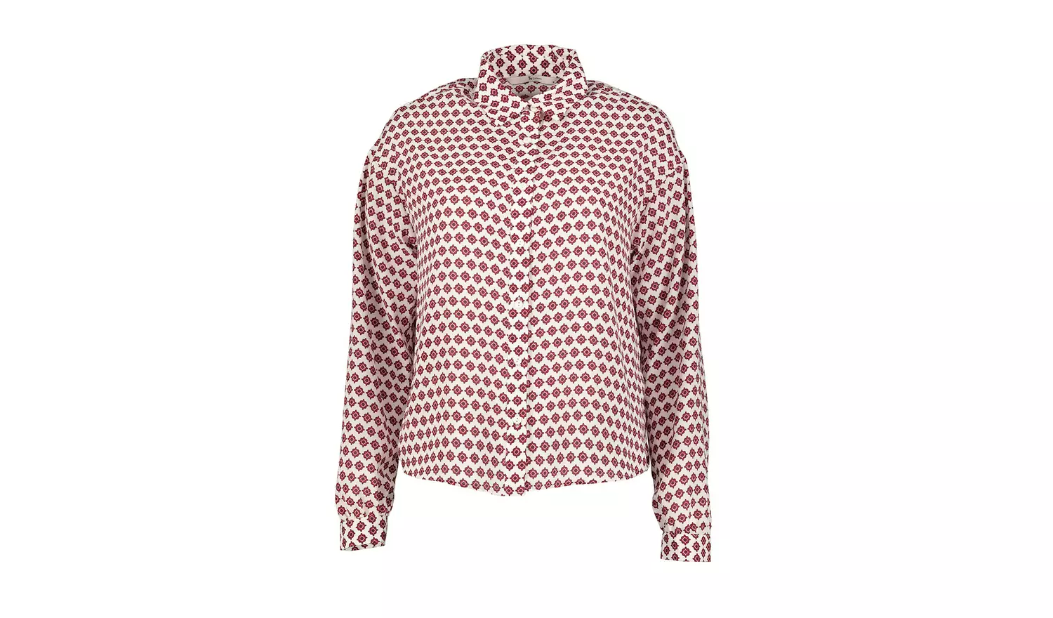 Multicoloured Tile Print Shirt - 28