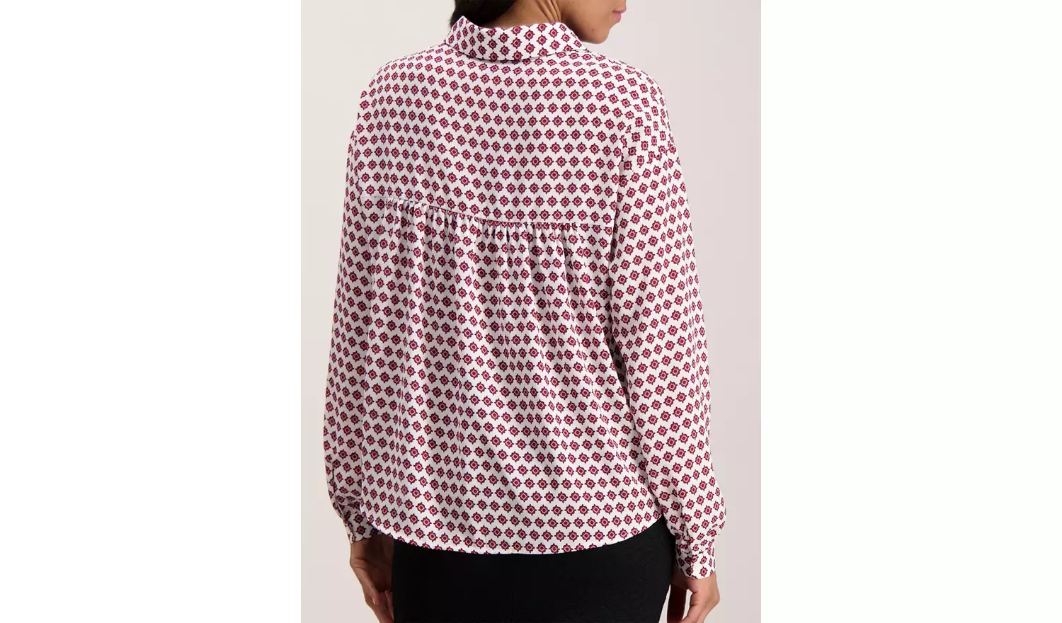 Multicoloured Tile Print Shirt - 28