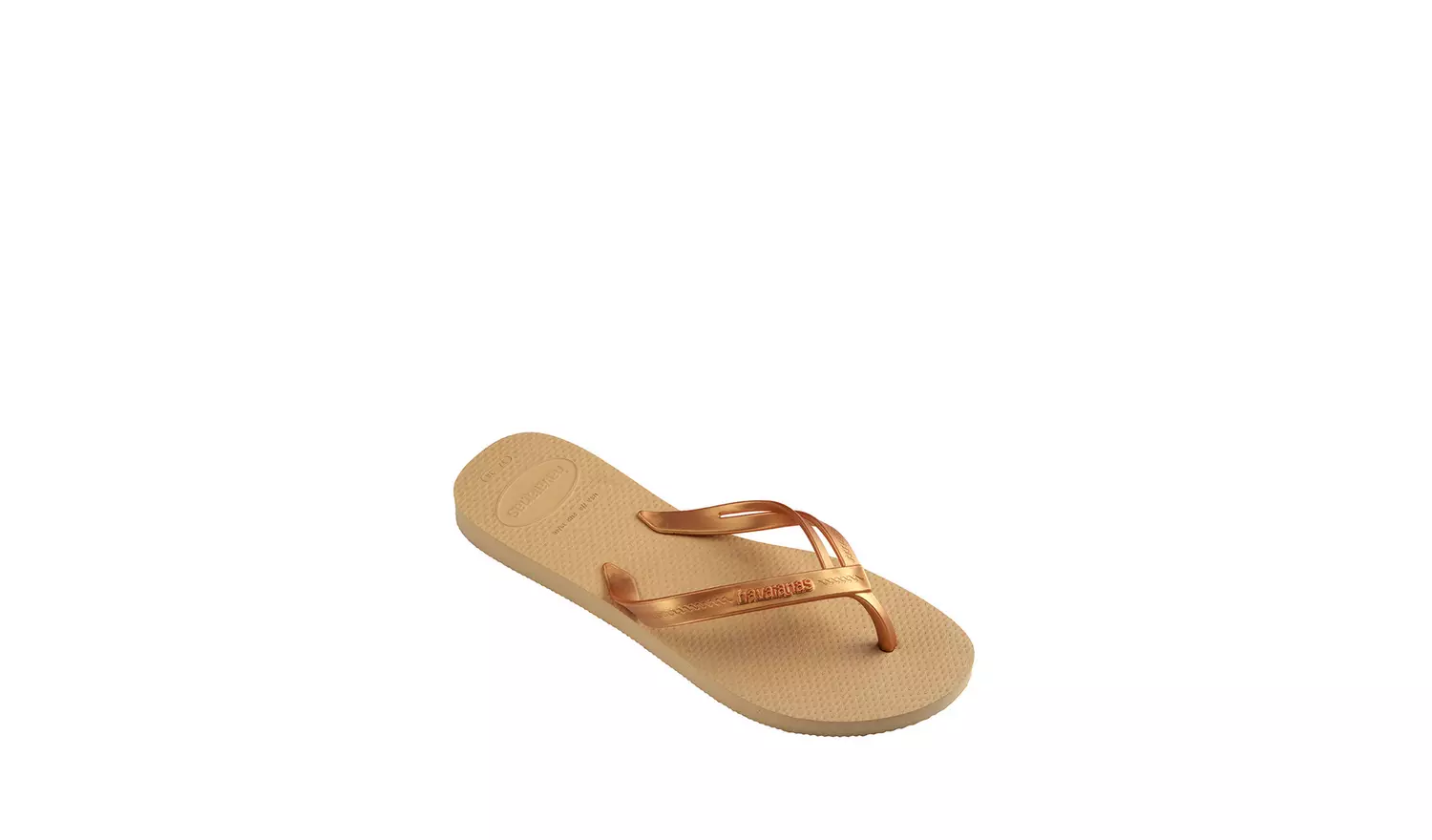 HAVAIANAS Elegance Flip Flops Golden 35/36