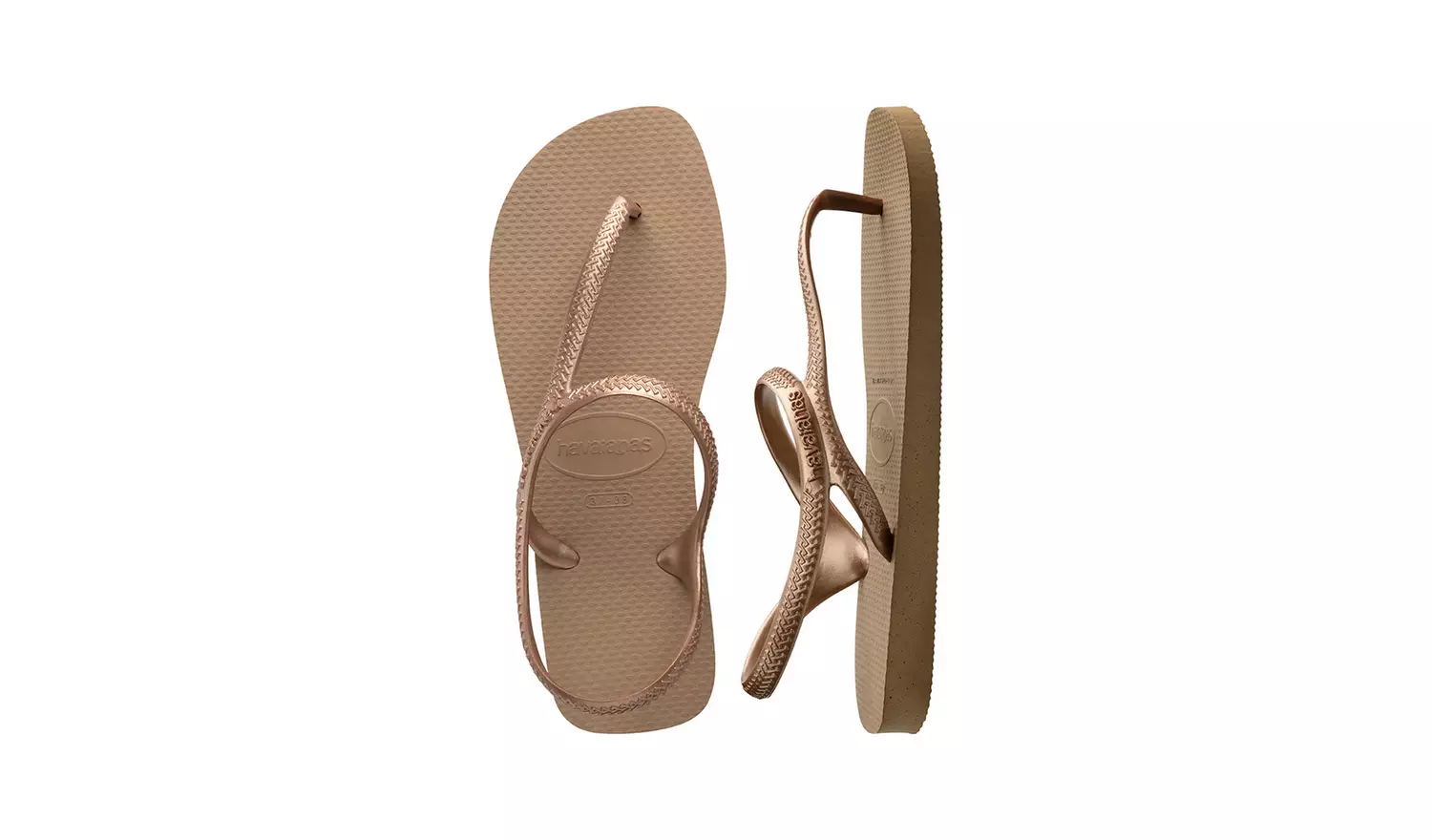 HAVAIANAS Flash Urban Sandals Rose Gold 41/42