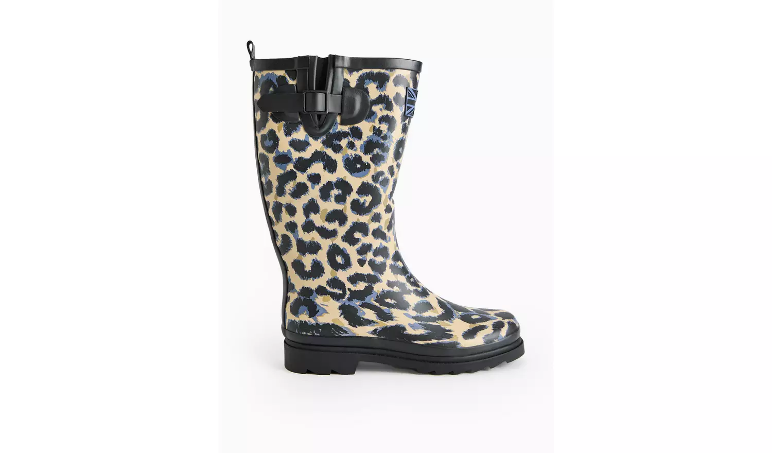 Leopard Print Long Length Wellies 7