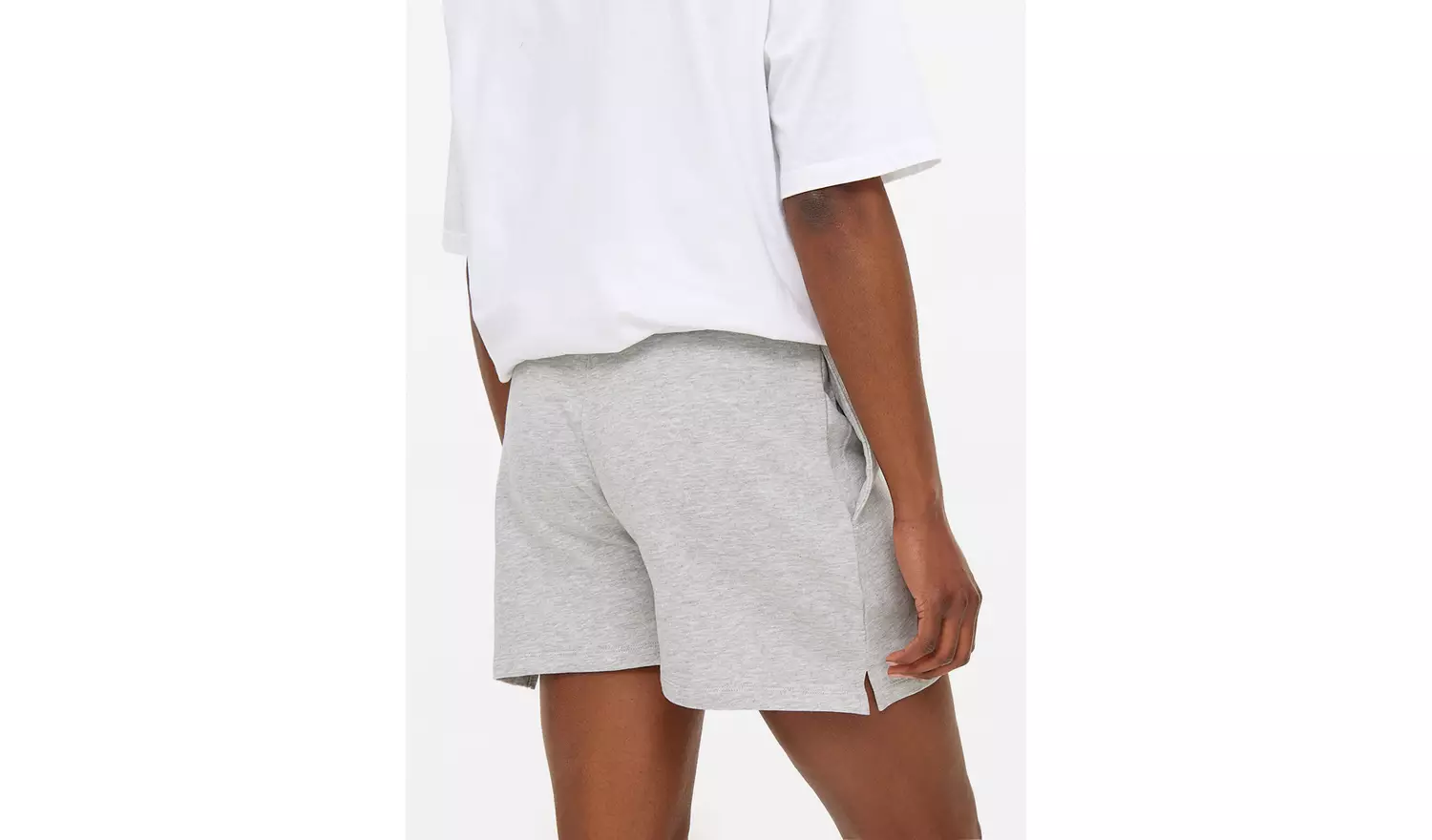 Grey Jersey Shorts XL