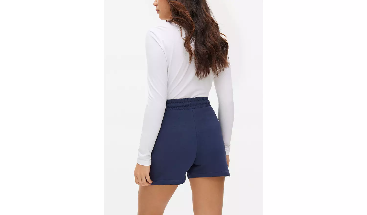 Navy Jersey Shorts L