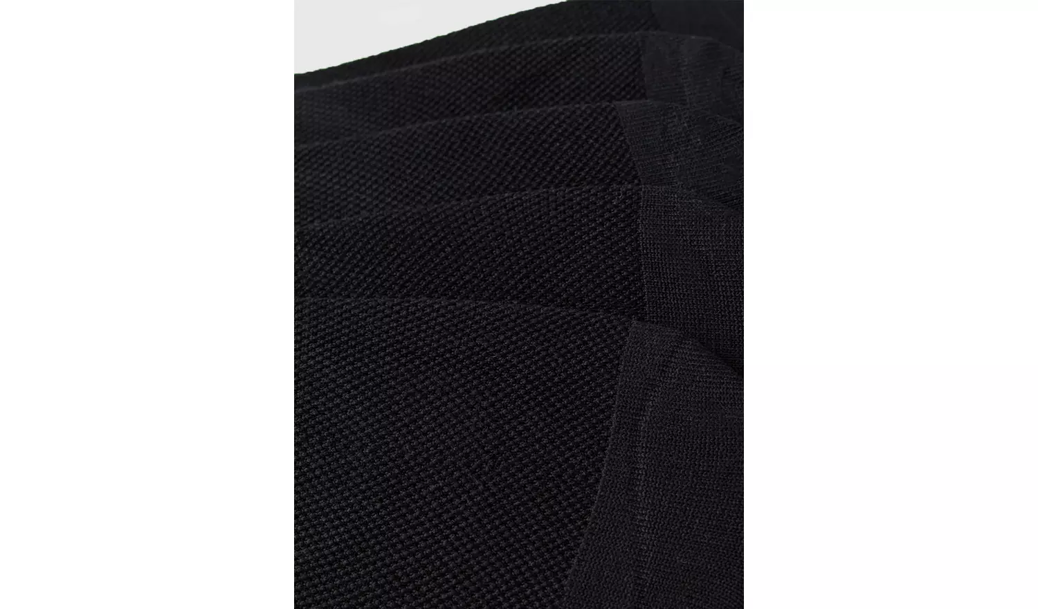 Black Mesh Footsies 5 Pack 4-6