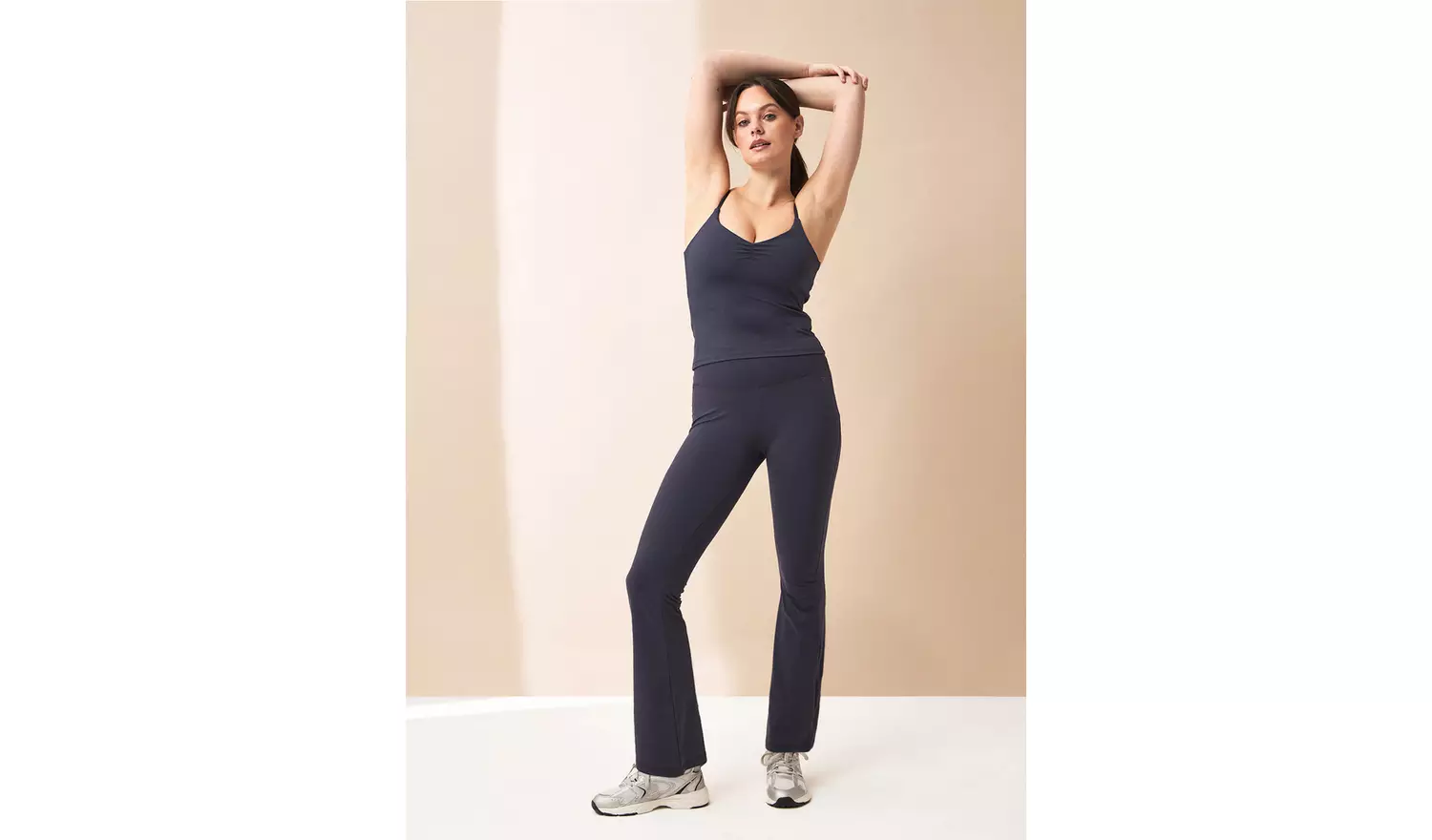 REAKTIV Petrol Blue Soft Touch Yoga Flare Co-ord Legging XS