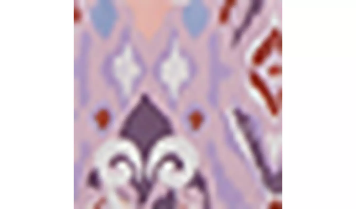 Lilac Aztec Print Shorts Bikini Bottoms 8