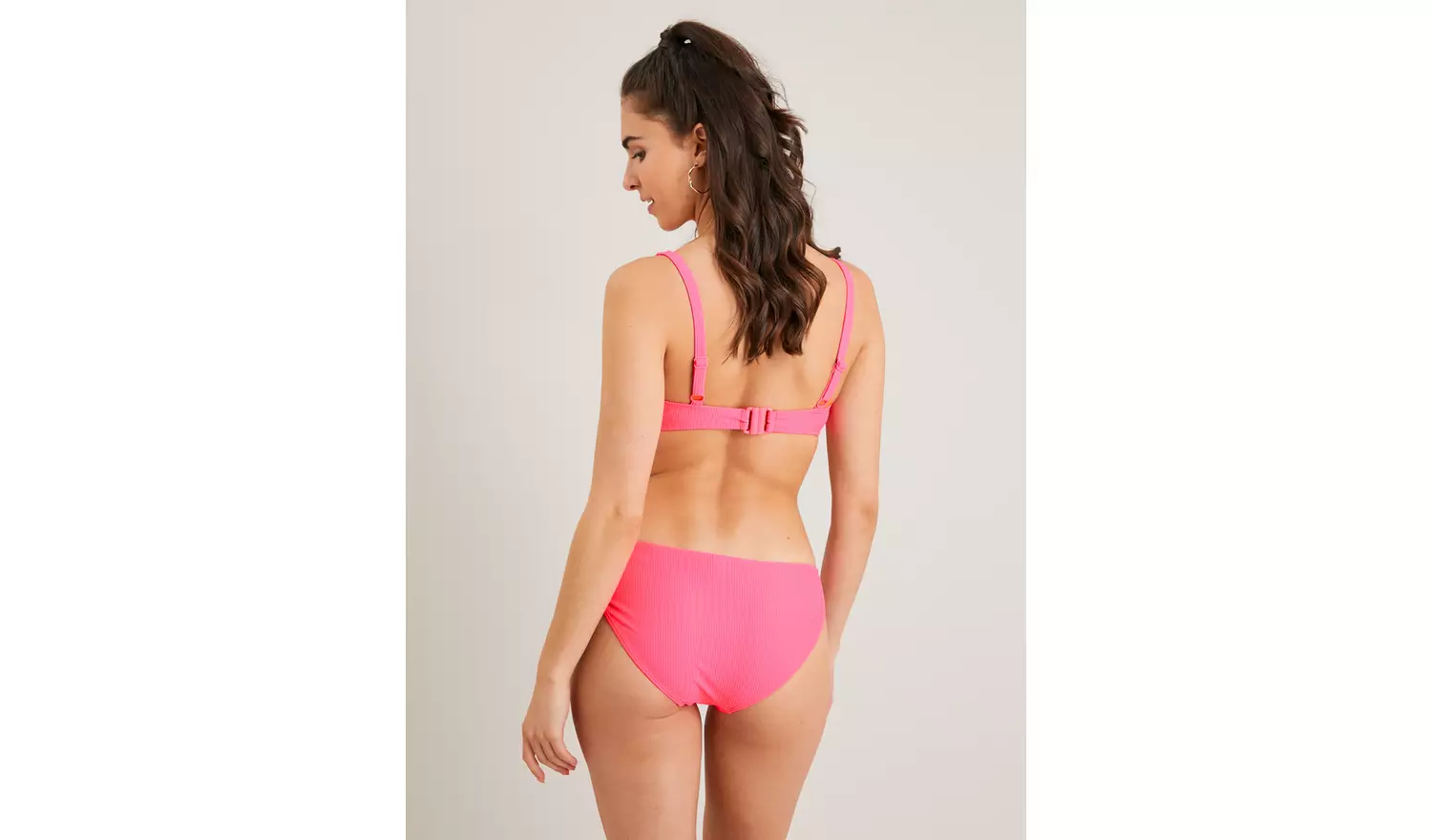 Bright Pink Classic Bikini Bottoms 12