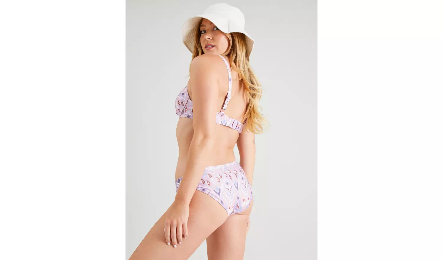Lilac Aztec Print Classic Bikini Bottoms 8