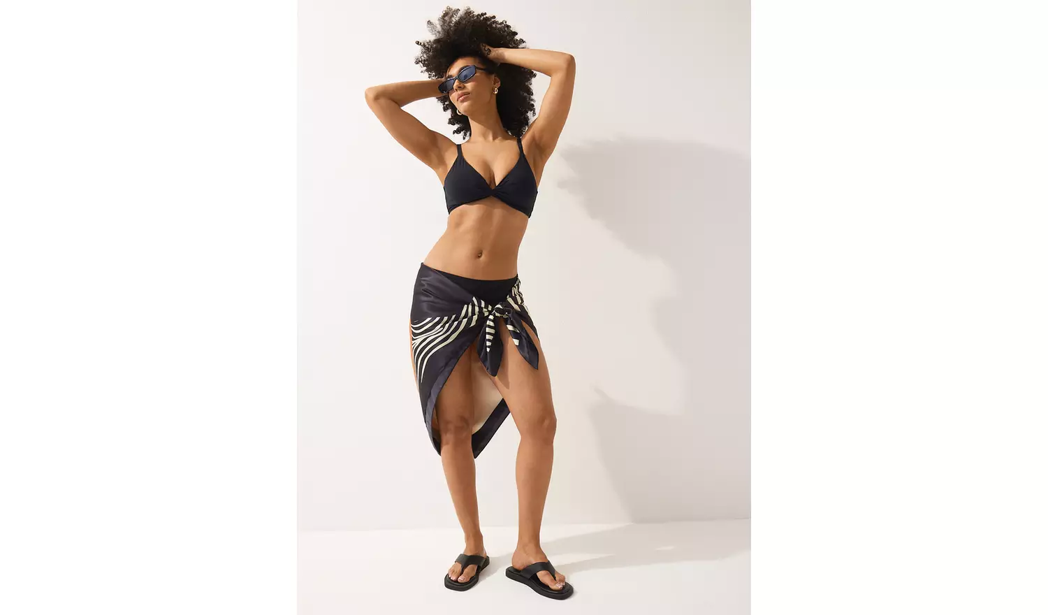 Black Twist Knot Bikini Top 14