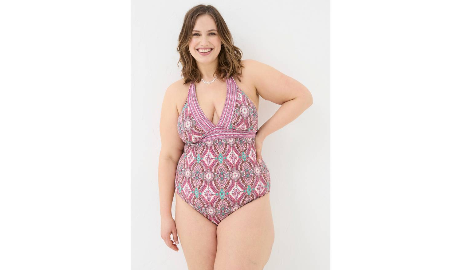FATFACE Serena Detail Paisley Swimsuit 24