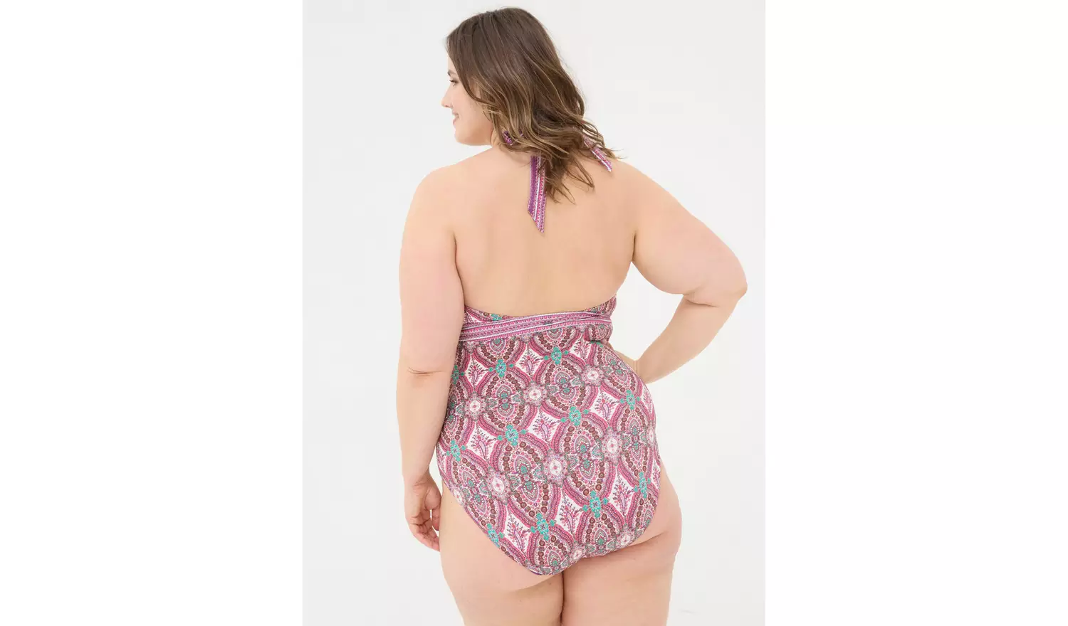 FATFACE Serena Detail Paisley Swimsuit 6