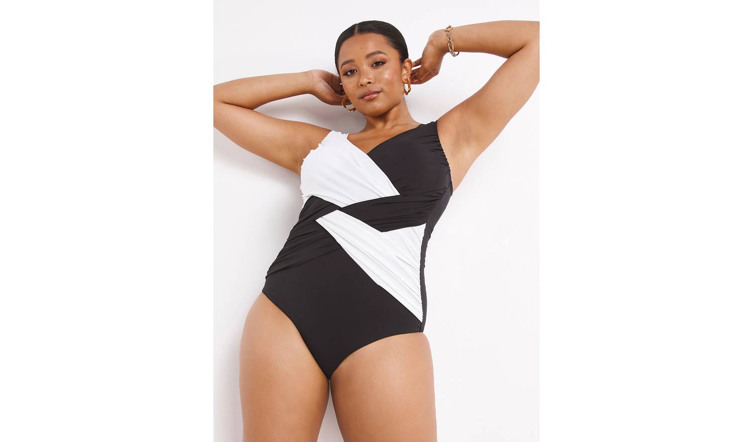 SIMPLY BE Magisculpt Illusion Tummy Control Swimsuit 16