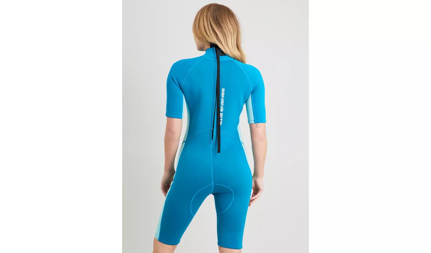 Turquoise & Aqua Short Leg Wetsuit 16