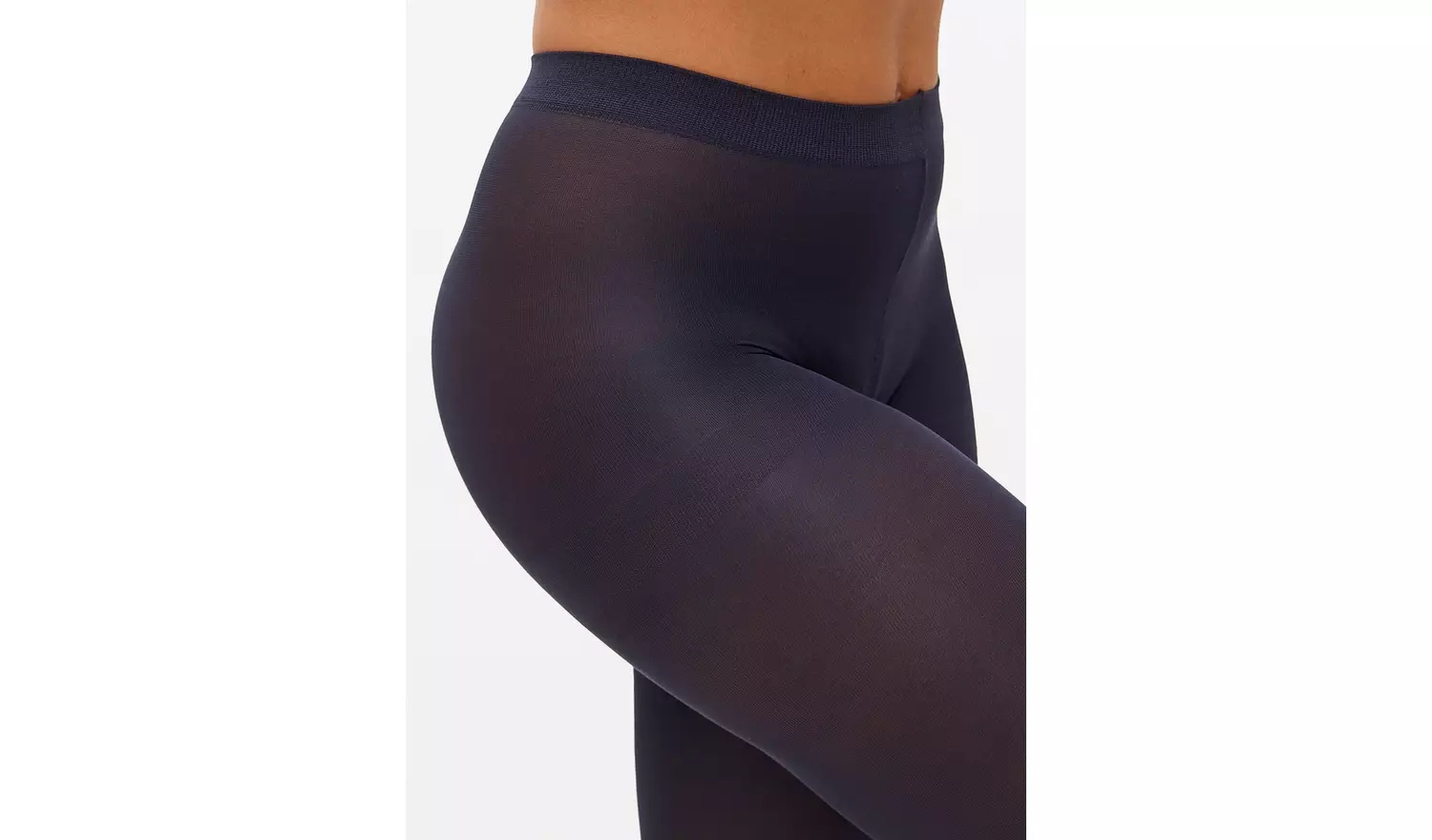 Navy 100 Denier Opaque Tights 3 Pack XL