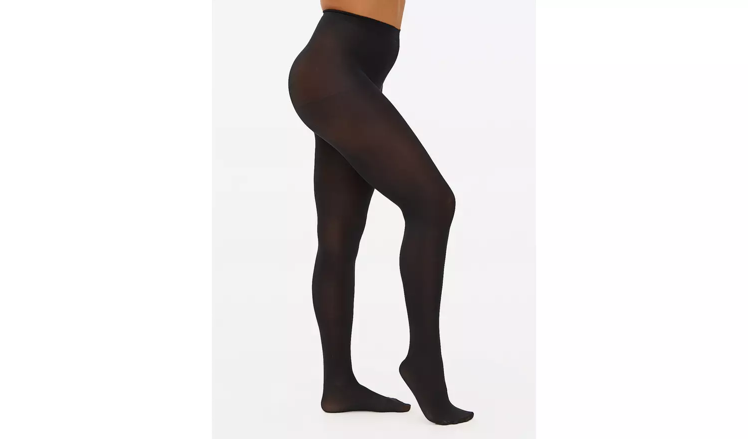 Black 80 Denier Opaque Tights 3 Pack M