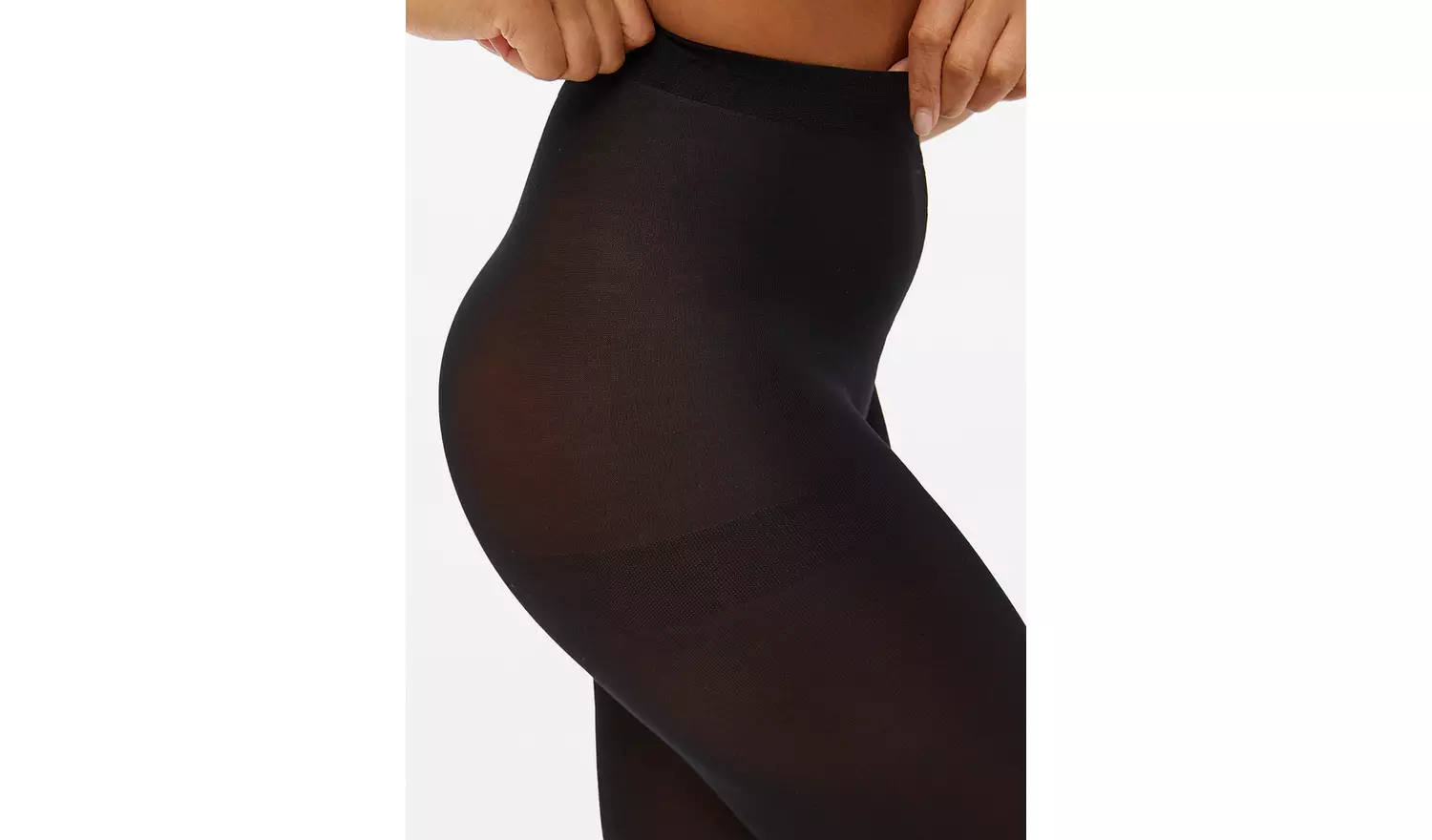 Black 80 Denier Opaque Tights 3 Pack M