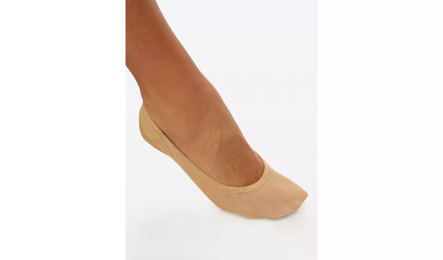 Latte Nude Summer Breeze Footsies 2 Pack One Size